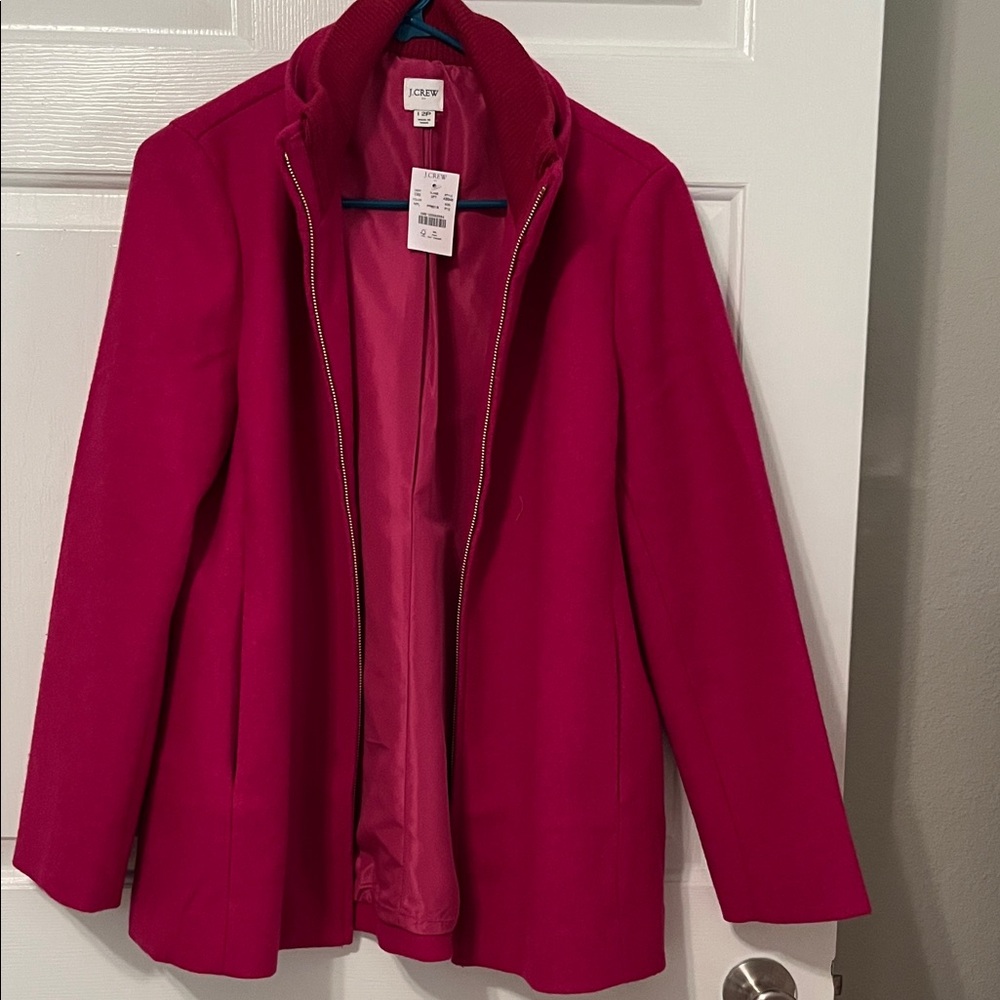 NWT J. Crew Factory Women's Pink Village Coat